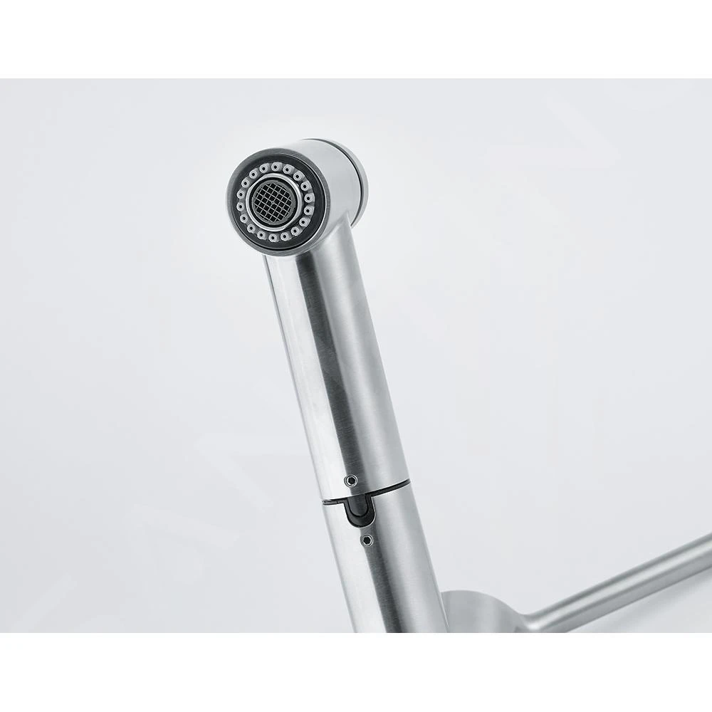 Franke Taros Neo - Spültischarmatur FC 6386.501 Mit Ausziehbarer Brause, Edelstahl 115.0596.386 – Bild 4