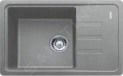 Franke Malta - Fragranit Spülbecken BSG 611-62, 620x435 Mm, Steingrau 114.0395.151