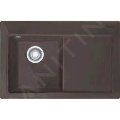 Franke Mythos - Keramikpüle MTK 611-78/2, 780x510 Mm, Graphit 124.0433.446