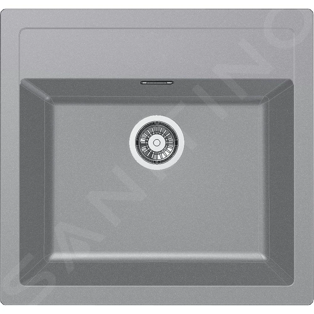 Franke Sets - Küchenset T103, Tectonite-Spüle SID 610 Und Armatur FP 9000.084, Grau 143.0675.725 – Bild 4