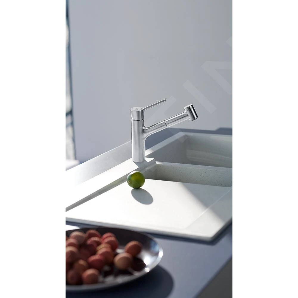 Franke Taros Neo - Spültischarmatur FC 6386.501 Mit Ausziehbarer Brause, Edelstahl 115.0596.386 – Bild 5