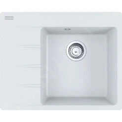 Franke Centro - Fragranit-Spüllbecken CNG 611-62 TL/7, 620x500 Mm, Eisweiß 114.0637.164