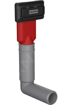 Franke Zubehör - Verdeckter Überlauf Colorline Eckige Form, Schwarz Matt 112.0657.273