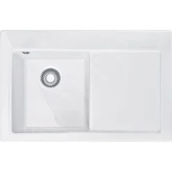 Franke Mythos - Keramikspüle MTK 611-78/2, 780x510 Mm, Glacier 124.0433.442