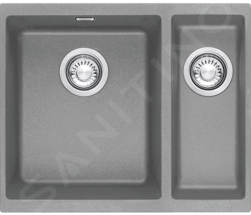 Franke Sirius - Tectonite-Spüle SID 160/2, 560x440, Grau 125.0582.208
