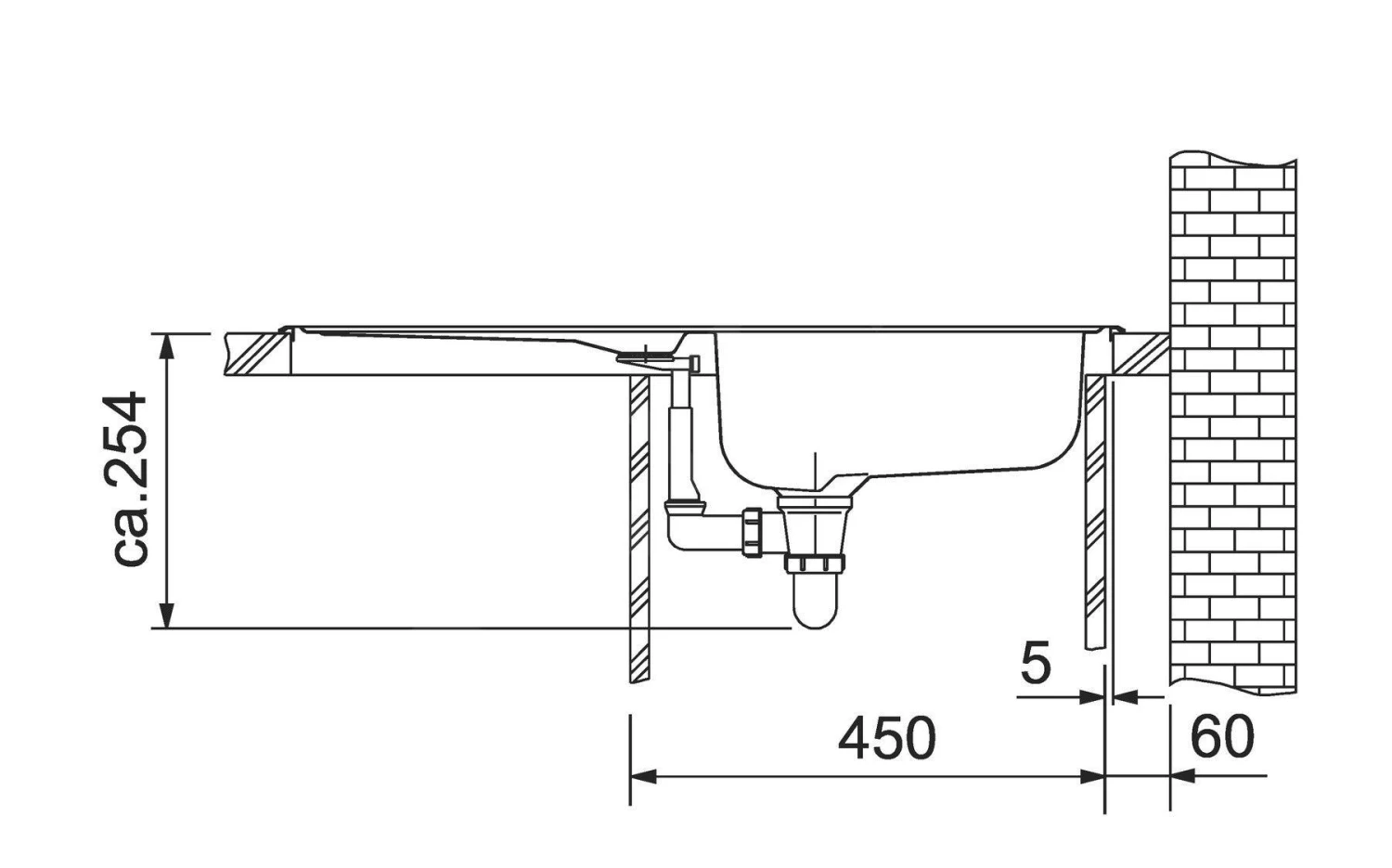Franke Euroform - Edelstahlspüle EFN 614-78, 780x475 Mm 101.0684.386 – Bild 3