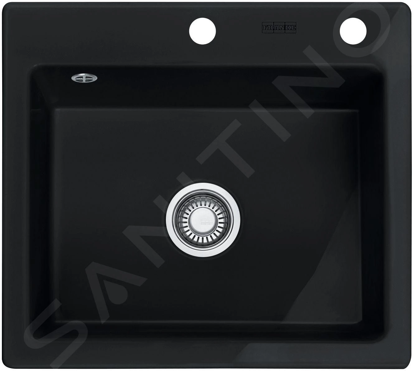 Franke Mythos - Keramikspüle MTK 610-58, 580x510 Mm, Onyx 124.0335.851