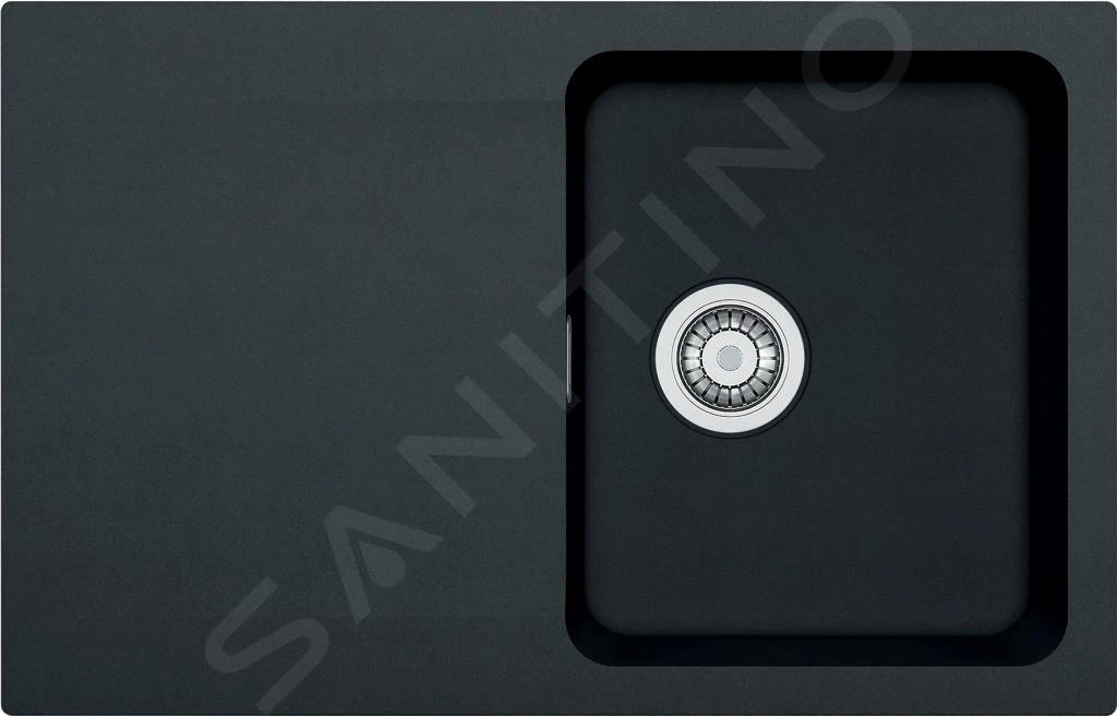 Franke Sets - Set T96, Tectonite-Spüle OID 611-78 Und Armatur FP 9000.031, Schwarz/chrom 143.0675.618 – Bild 4