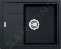 Franke Basis - Fragranit Spülbecken BFG 611-62, 620x500 Mm, Onyx 114.0285.105