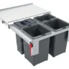 Franke Abfalltrennsysteme - Abfalleimer Garbo 60-4, Eingebaut 121.0200.676