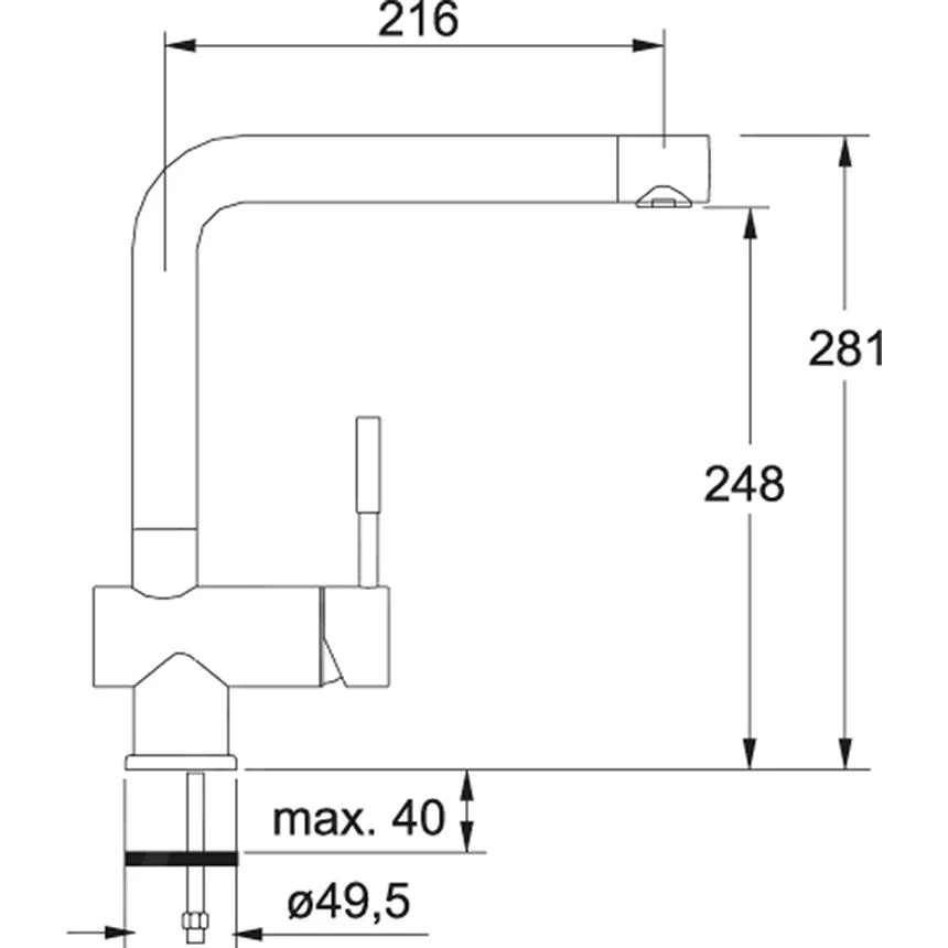 Franke Sets - Set G39, Fragranit Spülbecken MRG 611 Und Küchenarmatur Samoa Schwarz Matt/Chrom 114.0650.571 – Bild 3