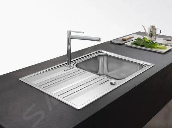 Franke Smart - Spülbecken Edelstahl SRX 611-86, 860 X 500 Mm, Siphon 101.0395.016 – Bild 3