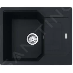 Franke Urban - Fragranit-Spüllbecken UBG 611-62, 620x500 Mm, Schwarz Matt 114.0637.592