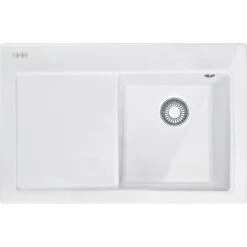 Franke Mythos - Keramikspüle MTK 611-78/7, 780x510 Mm, Glacier 124.0433.384