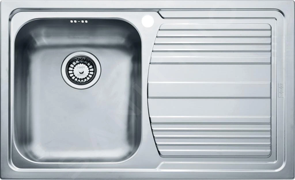 Franke Logica - Spülbecken Edelstahl LLL 611/2, 790x500 Mm, Leinenstruktur 101.0120.183