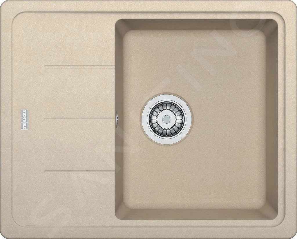 Franke Basis - Fragranit Spülbecken BFG 611-62, 620x500 Mm, Sand 114.0285.108