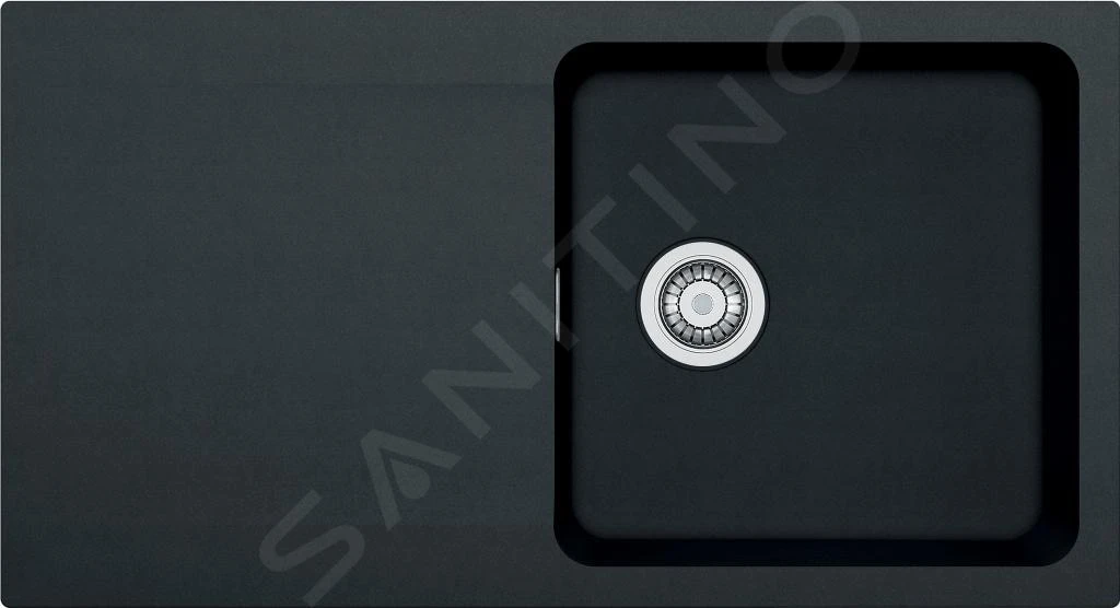 Franke Sets - Set T98, Tectonite-Spüle OID 611 Und Armatur FP 9000.031, Schwarz / Chrom 143.0675.701 – Bild 4