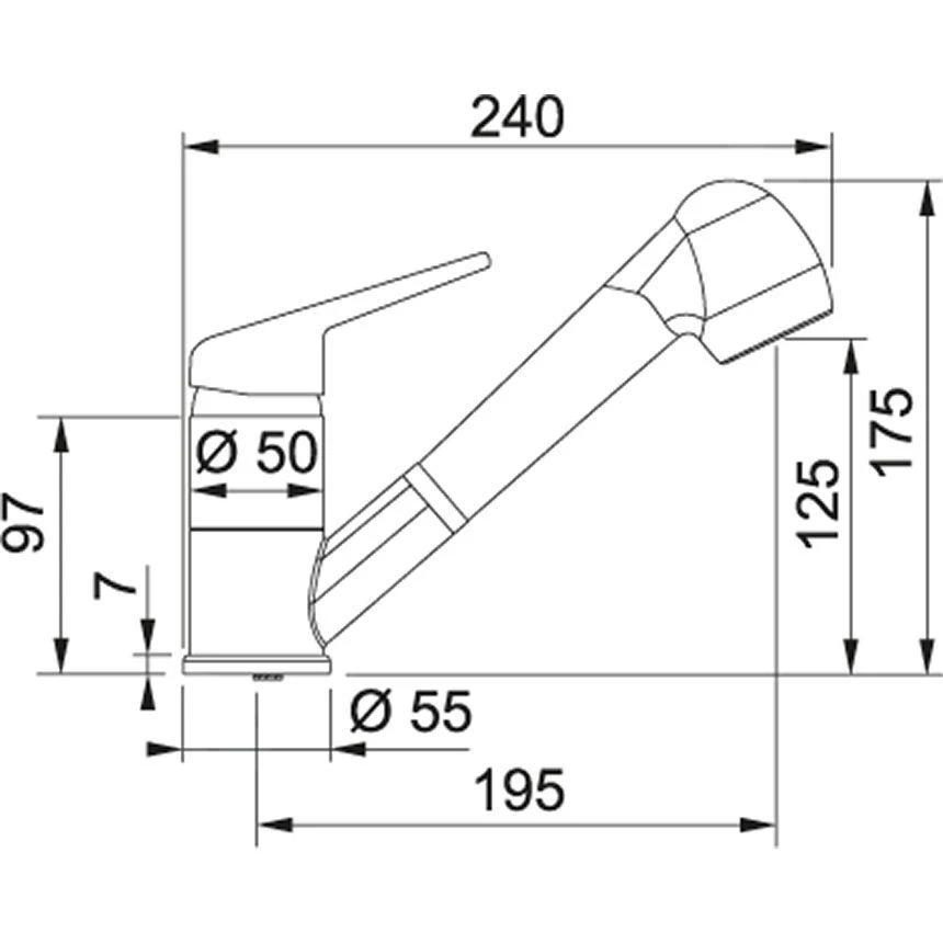 Franke Sets - Küchenset N69, AMX 610 Und Spültischarmatur FC 9547.031, Edelstahl/ververchromtt 101.0508.438 – Bild 3