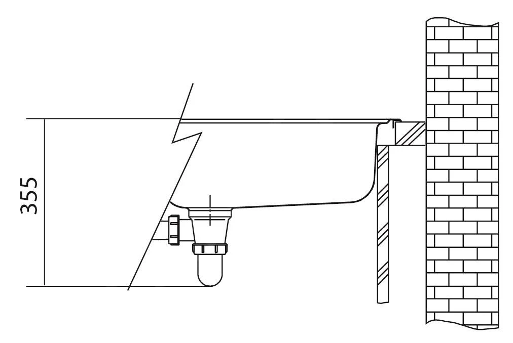 Franke Urban - Fragranit-Spüllbecken UBG 610-56, 560x500 Mm, Schwarz Matt 114.0637.591 – Bild 4