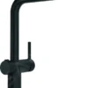 Franke Active - Einhebelmischer FN 5350.901, Mit Ablaufbedienung Twist, Schwarz Matt 115.0669.768