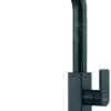 Franke Mythos - Spültischarmatur FC 0442 Mit Ausziehbarem Auslauf, Schwarz 115.0550.442