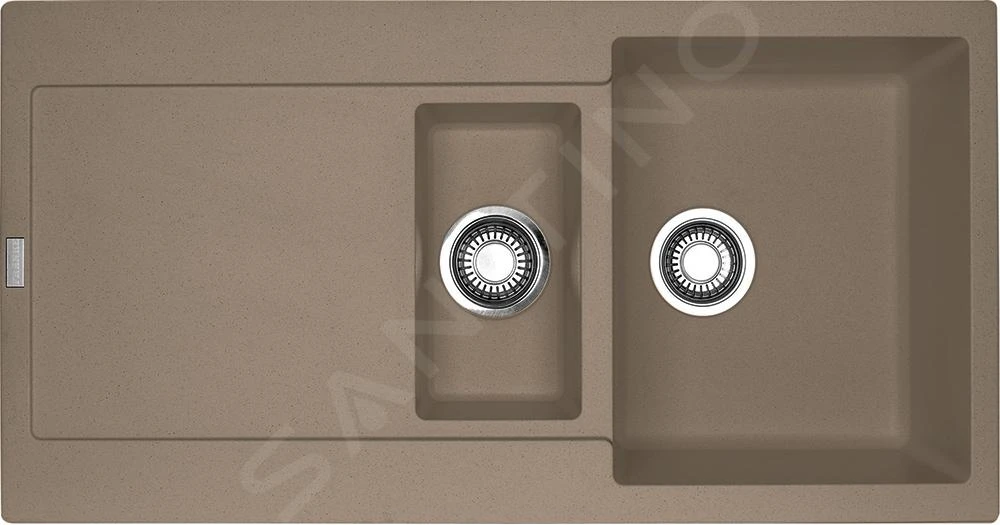 Franke Maris - Fragranit Spülbecken MRG 651, 970x500 Mm, Kaschmir 114.0505.615
