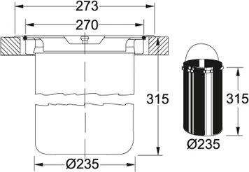 Franke KEA - Abfalleimer E 12, Eingebaut, Grün 134.0035.043 – Bild 2