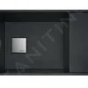 Franke Fresno - Fragranitspüle FSG 611-88, 877x495 Mm, Onyx 114.0616.906