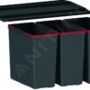 Franke Abfalltrennsysteme - Abfalleimer Easysort 600-3-0, Eingebaut 121.0494.192