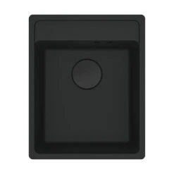 Franke Einbaubecken Maris MRG 210-37 A Fragranit Flächenbündig Einbaubar, Black Matt - Black Collection
