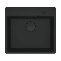 Franke Einbaubecken Maris MRG 210-52 A Fragranit Flächenbündig Einbaubar, Black Matt - Black Collection