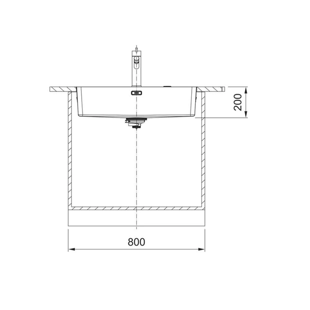 Franke Einbaubecken Mythos MYX 210-70 Edelstahl Gebürstet – Bild 5