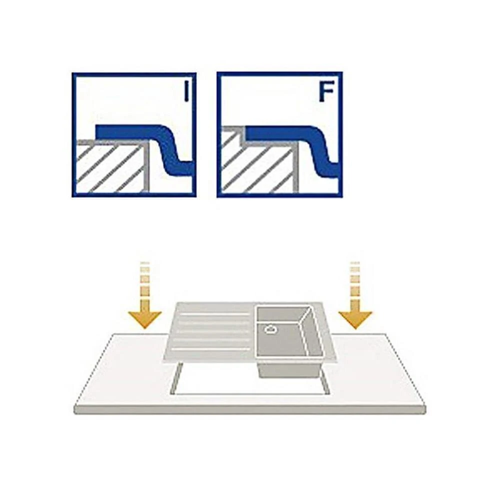 Franke Einbauspüle Argos AGX 211-62 Edelstahl, Exzenterbetätigung – Bild 4