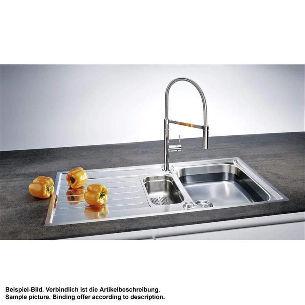 Franke Einbauspüle Argos G AGX 251 G Edelstahl, Druckknopfventil – Bild 2