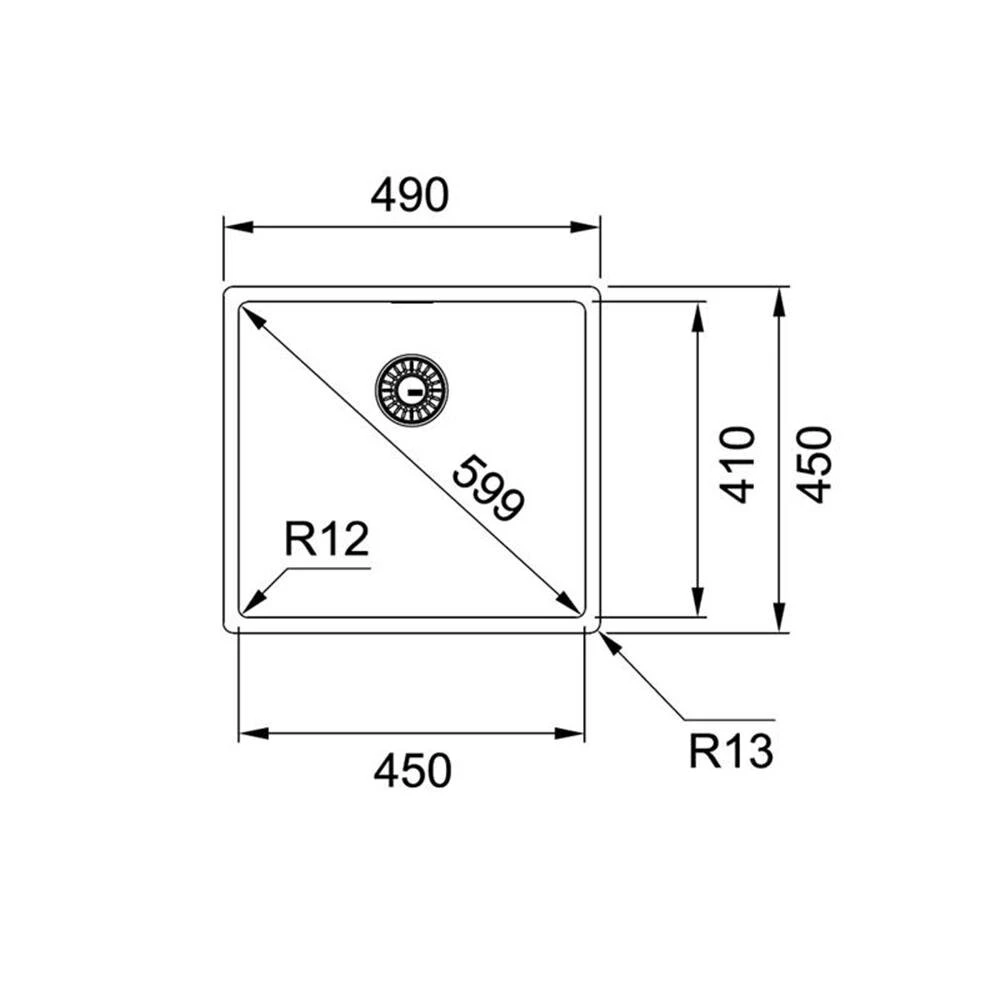 Franke Einbauspüle Box BXX 210/110-45 Edelstahl – Bild 2
