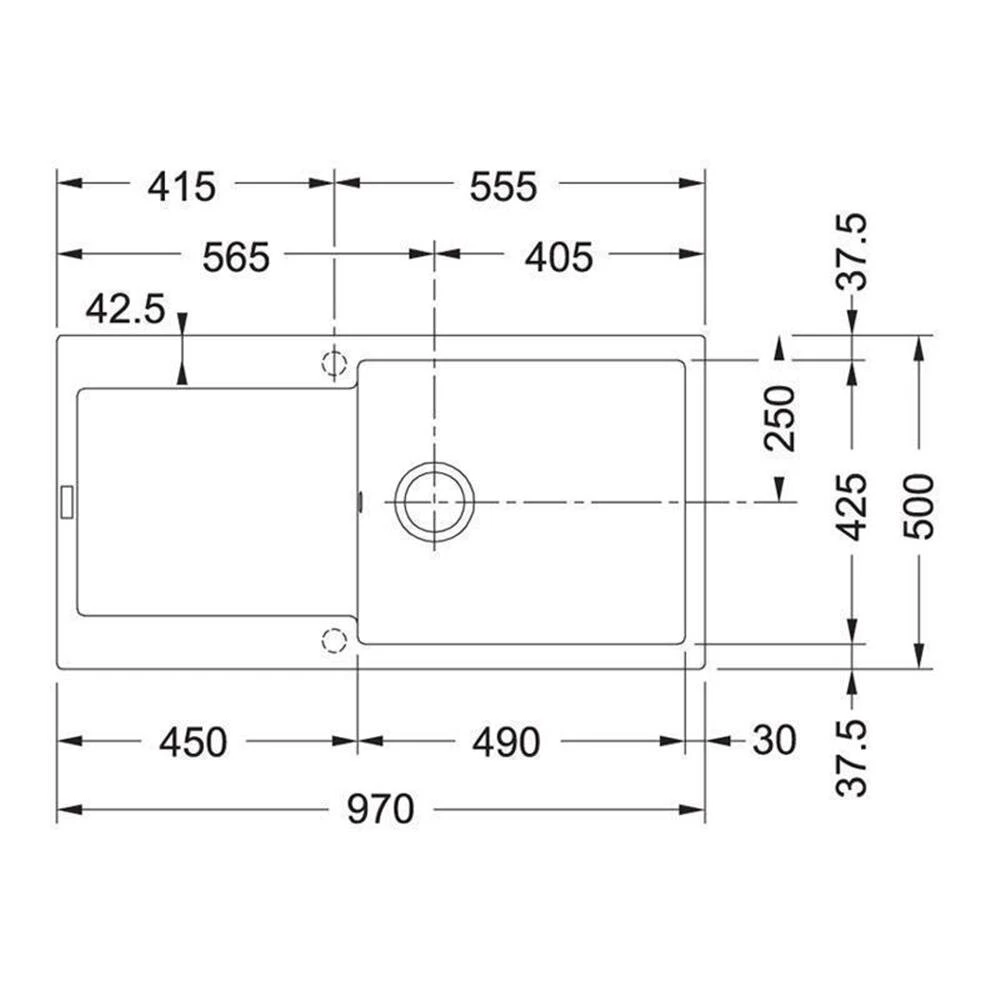 Franke Einbauspüle Maris MRG 611-100 XL Fragranit+ – Bild 3