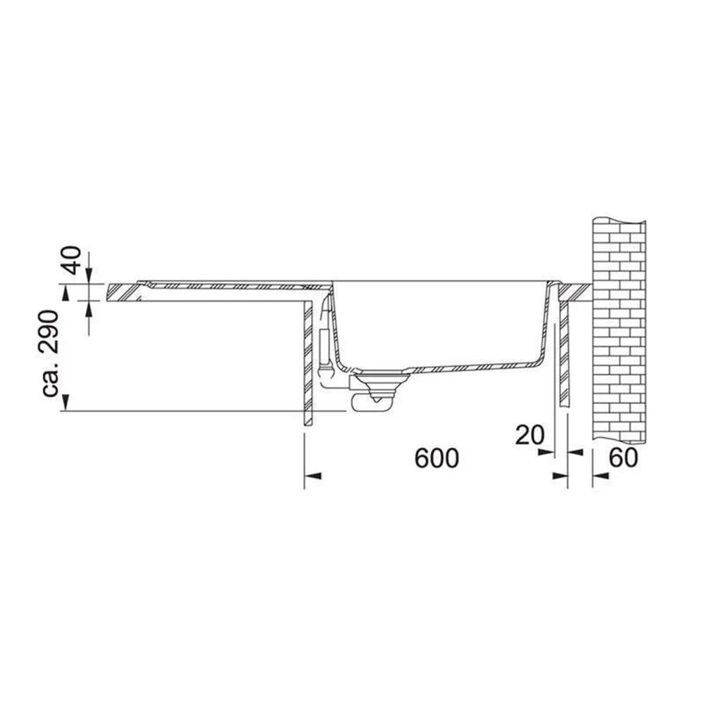 Franke Einbauspüle Maris MRG 611-100 XL Fragranit+ – Bild 4