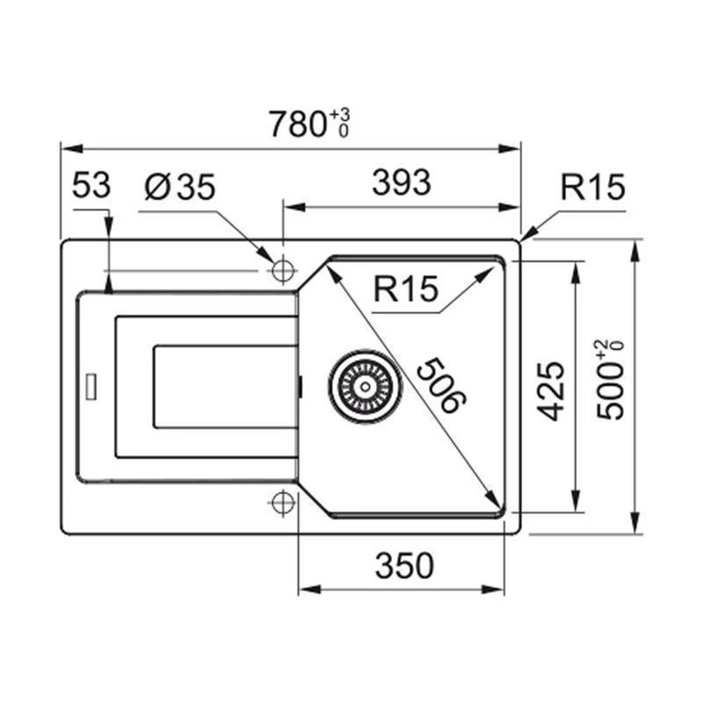Franke Einbauspüle Urban UBG 611-78 Fragranit – Bild 2
