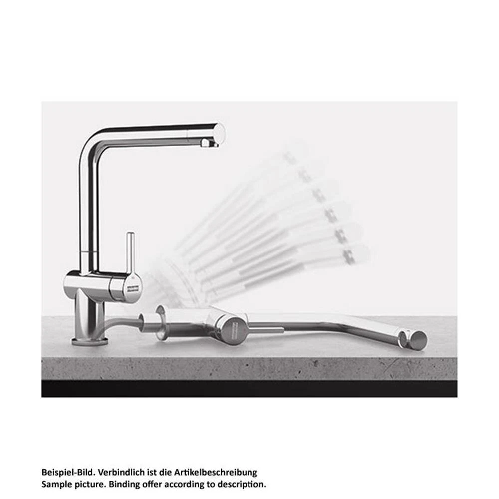 Franke Küchenarmatur Active L Window Festauslauf Hochdruck Oberfläche Chrom – Bild 2