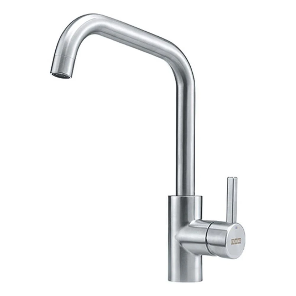 Franke Küchenarmatur Kubus Festauslauf Hochdruck Edelstahl Massiv