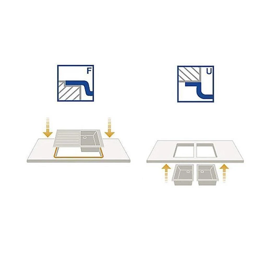 Franke Spüle Fresno FSG 211 Fragranit+ Flächenbündig Einbaubar Oder Unterbaubar – Bild 5