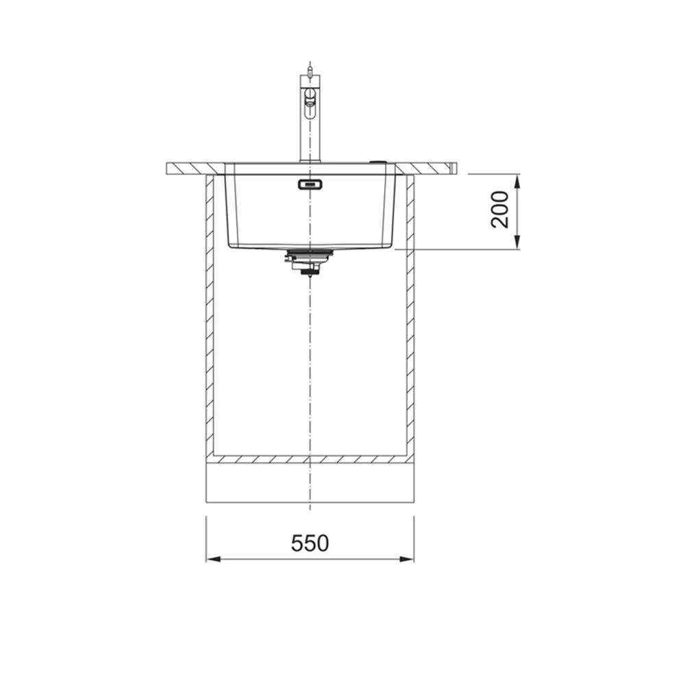 Franke Unterbaubecken Mythos MYX 110-45 Edelstahl Gebürstet – Bild 4