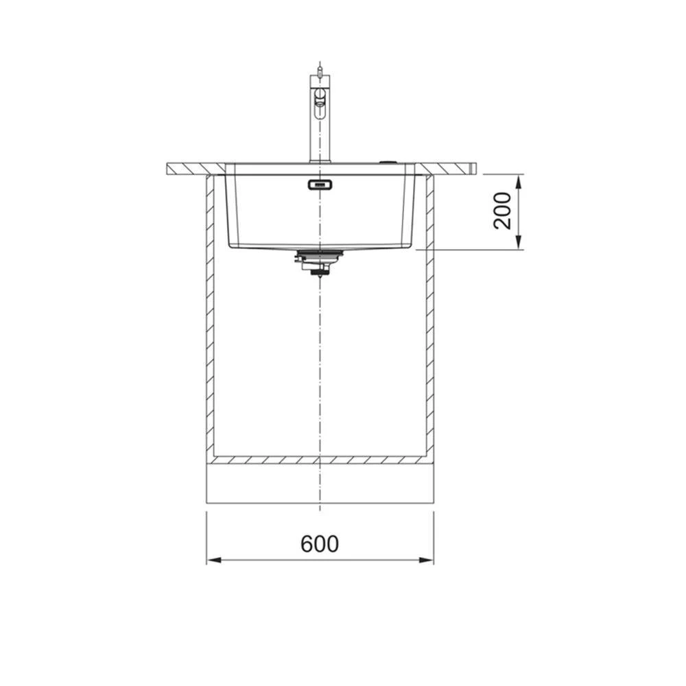 Franke Unterbaubecken Mythos MYX 110-50 Edelstahl Gebürstet – Bild 4