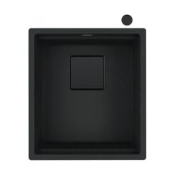 Franke Unterbauspüle Kubus 2 KNG 110-37 Fragranit+ Black Matt - Black Collection