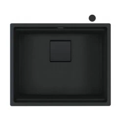 Franke Unterbauspüle Kubus 2 KNG 110-52 Fragranit Black Matt - Black Collection