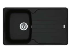 Franke Antea AZG 611-86 Black Matt - 114.0657.805 Granitspüle Exzenterbetätigung