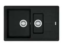 Franke Basis BFG 651-78 Black Matt - 114.0657.808 Granitspüle Exzenterbetätigung