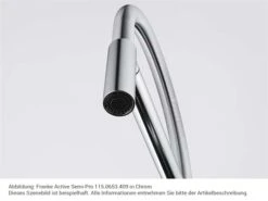 Franke Active Semi-Pro Black Matt - 115.0653.409 Hochdruckarmatur