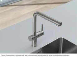 Franke Active L Twist Edelstahl-Optik - 115.0653.505 Hochdruckarmatur