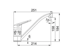 Franke Novara-Plus Black Matt - 115.0659.961 Hochdruckarmatur